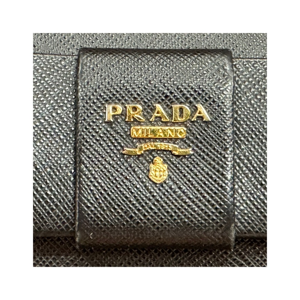 Prada Black Saffiano Wallet with Bow Accent NWOT - Picture 4 of 8